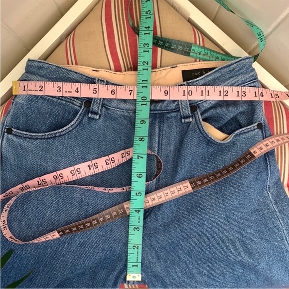 rag & bone Nihon Selv Two Tone High Rise Straight Leg Jean - Picture 7 of 15